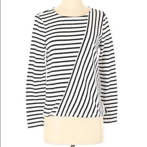 Ann Taylor Loft Mixed Stripes Sweater